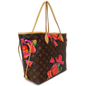 Louis Vuitton edition Neverfull Sprouse Stephen Pink tote limited Roses